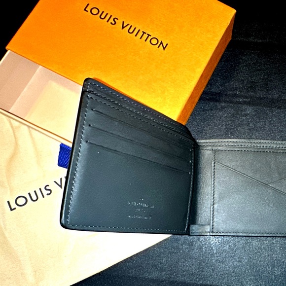Louis Vuitton Portefeuille Multiple Bifold Wallet /Black/ Damier Infini Leather - Picture 4 of 14